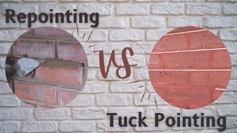 What Is The Difference Between Repointing And Tuck Pointing