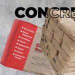 Bags of concrete on pallet