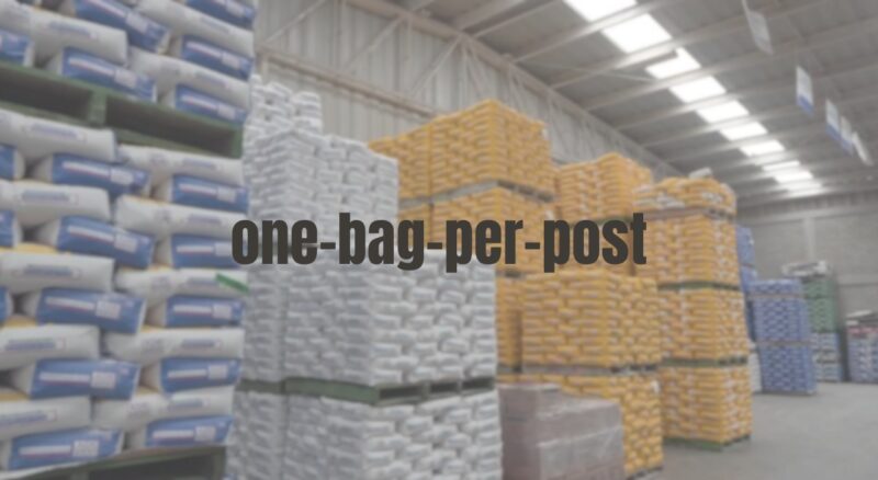 THE ONE-BAG-PER-POST RULE